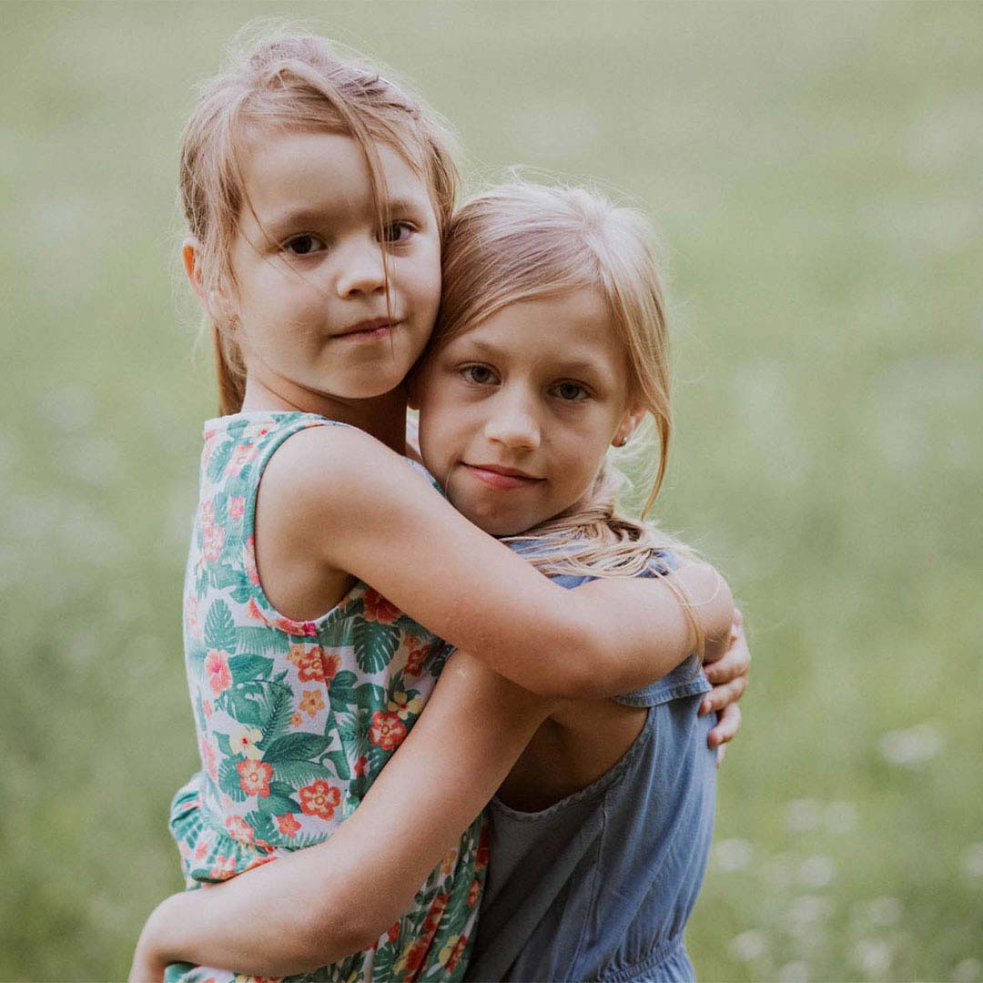 Venkovní focení - rodinné focení, focení dětí - Andělka a Magda